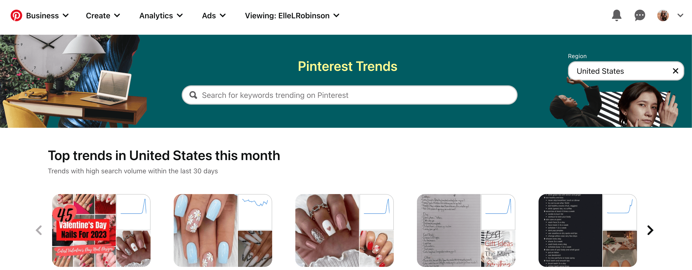 pinterest trends