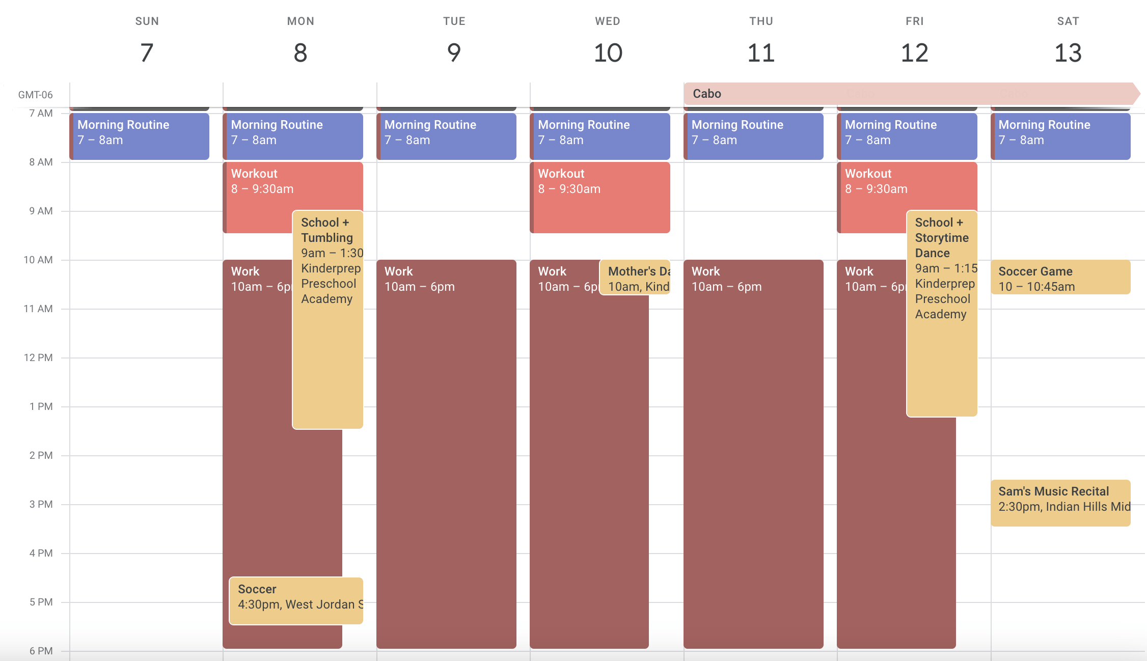 google calendar